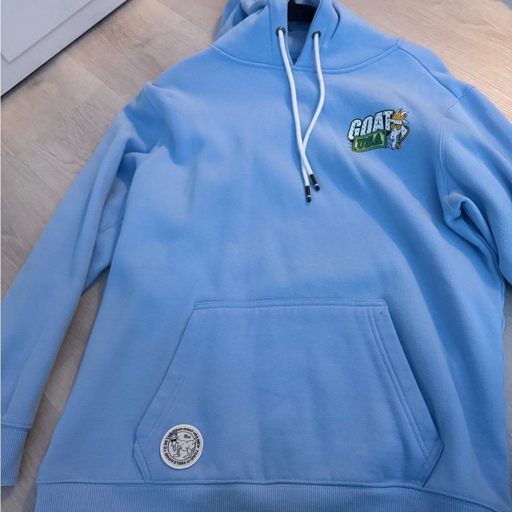 Light Blue Goat usa Hoodie BRAND NEW NO TAGS